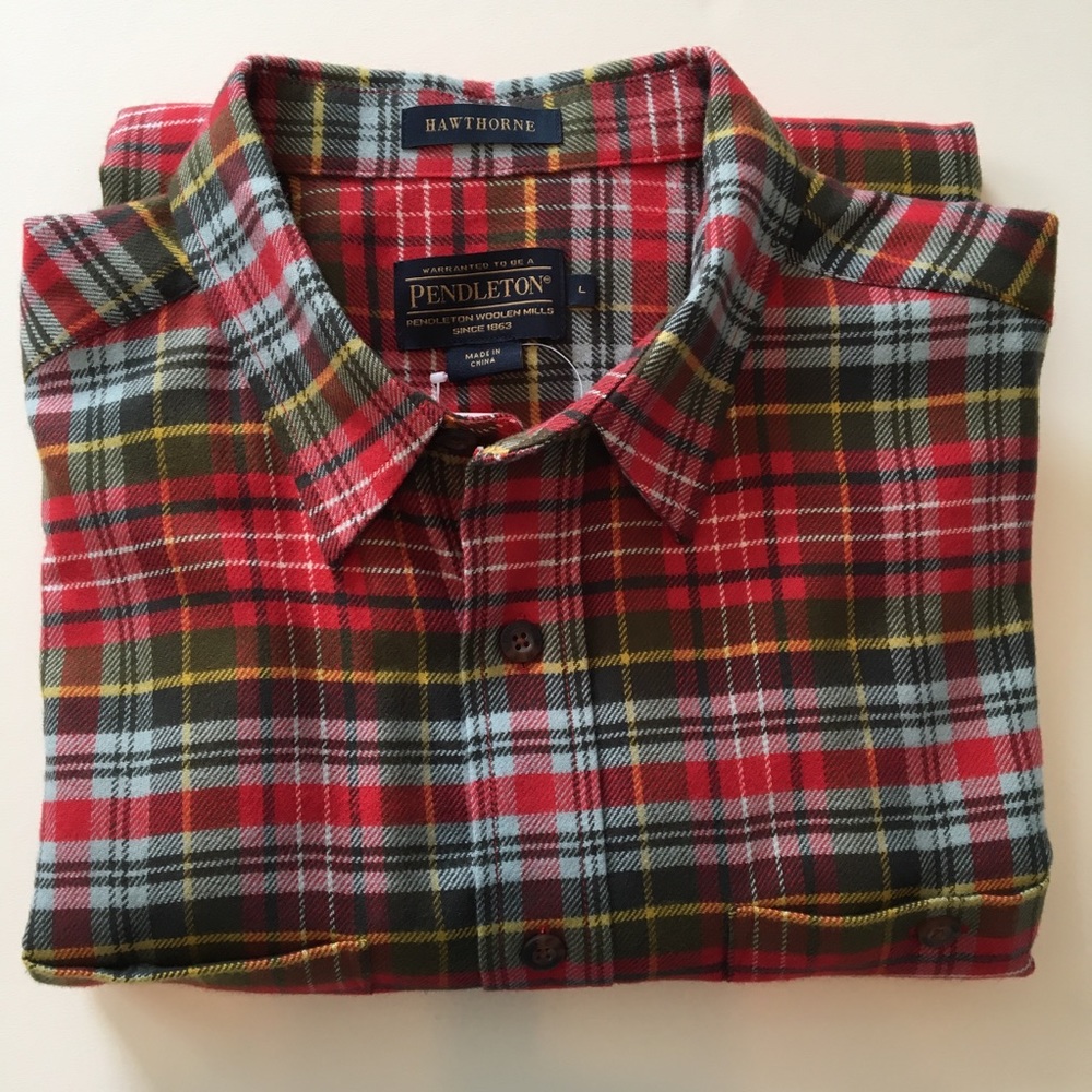 Pendleton & Barbour men’s flannel shirts. NWT - Picture 4 of 8